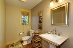 Half-bath, off Great Room and next to full laundry room.